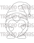 Hearty Gnome - Traced Canvas